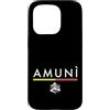 Italy & Co Custodia per iPhone 15 Pro Amuni Trinacria Minimalista