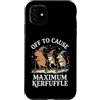 Confusione Divertente Meme Sarcastico Custodia per iPhone 11 Off To Cause Maximum Kerfuffle