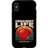 Retro Christmas Ornament Life Custodia per iPhone X/XS Ornamento Vita Cimelio Retro Natale