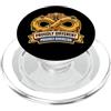 Autism Awareness Patriotic USA Infinity Autismo orgogliosamente diverso Accettazione americana 4 luglio PopSockets PopGrip per MagSafe
