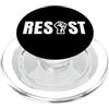 Resist Fist Tee for Human Rights Resistere Pugno Attivismo di protesta Diritti Civili Potere Diritti Umani PopSockets PopGrip per MagSafe