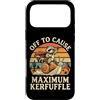 Confusione Divertente Meme Sarcastico Custodia per iPhone 17 Pro Max Off To Cause Maximum Kerfuffle