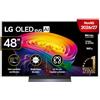 LG OLED evo AI C6 OLED48C64LA Televisione Classe E, Colore Charcoal Black