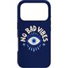 Evil Eye Aura Custodia per iPhone 17 Pro No Bad Vibes Evil Eye Retro Boho Spirituale Positivo