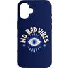 Evil Eye Aura Custodia per iPhone 16 No Bad Vibes Evil Eye Retro Boho Spirituale Positivo