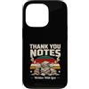 Retro Gratitude Vintage Aesthetic Custodia per iPhone 13 Pro Note di ringraziamento scritte con amore Retro Sunset