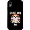 Cute Spooky Ghost Halloween Aesthetic Custodia per iPhone XR Fantasma Vita Retro Carino Halloween Fantasma