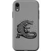 alligator graphic tee Custodia per iPhone XR Fauna selvatica xilografica vintage Open Jaw Gator