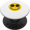 Retro player Smile Face - Emoticons Smile Face - Emoticons - Dischi in vinile - Divertente Giocatore retrò PopSockets PopGrip Adesivo