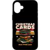 Holiday Mailbox Christmas Letter Postcar Custodia per iPhone 16 Plus Biglietti di Natale inviati con amore in stile retrò