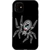 Urban Empyre Custodia per iPhone 11 Flash tatuaggio tradizionale occhio ragno
