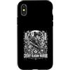 Samurai Bushido Cherry Blossom Warrior M Custodia per iPhone X/XS Cherry Blossom Warrior Beauty incontra Blade Samurai