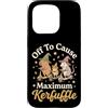 Confusione Divertente Meme Sarcastico Custodia per iPhone 15 Pro Off To Cause Maximum Kerfuffle