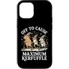 Confusione Divertente Meme Sarcastico Custodia per iPhone 12/12 Pro Off To Cause Maximum Kerfuffle