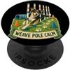 Jimbeels WEAVE POLE CALM Cane Agility Slalom PopSockets PopGrip Adesivo