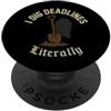 Sexton Pride Six Feet Deep Tombstone Dig Gravedigger Cimitero Operaio Scavare Graves Graveyard Crew PopSockets PopGrip Adesivo