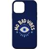 Evil Eye Aura Custodia per iPhone 12 mini No Bad Vibes Evil Eye Retro Boho Spirituale Positivo