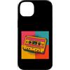 cassette pop art retro mixtape mythic ar Custodia per iPhone 14 Plus Nastro retrò Pop Art Cassette