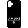 Italy & Co Custodia per iPhone 16 Plus Amuni Trinacria Minimalista