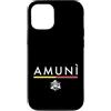 Italy & Co Custodia per iPhone 12/12 Pro Amuni Trinacria Minimalista