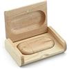 Generic Maple Wood - Chiavetta USB da 8 GB, 3.0 USB con scatola in legno (8 GB, 3.0)