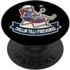 Patriotic Humor Spooky Bones USA Indepen Scheletro Chillin Till The Fireworks Funny 4th of Lazy Luglio PopSockets PopGrip Adesivo