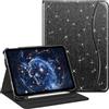 FINTIE Custodia per iPad (A16) 11a generazione 11 pollici (2025), iPad 10a generazione 10,9 pollici (2022), visualizzazione multi-angolo supporto copertura w/matita e tasca, auto sleep/wake, nero