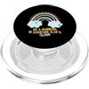 Be A Rainbow In Someone Else's Cloud Men Essere un arcobaleno nella nuvola di qualcun altro ispirazione per la salute mentale PopSockets PopGrip per MagSafe