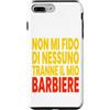 Barbiere e Cura della Barba Custodia per iPhone 7 Plus/8 Plus Frasi Barbiere Divertenti per Amanti dei Barba