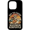 Confusione Divertente Meme Sarcastico Custodia per iPhone 15 Pro Off To Cause Maximum Kerfuffle