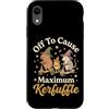 Confusione Divertente Meme Sarcastico Custodia per iPhone XR Off To Cause Maximum Kerfuffle