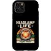 Running Headlamp Life Night Miles Custodia per iPhone 11 Pro Lampada frontale Life Night Miles Trail Running