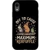 Confusione Divertente Meme Sarcastico Custodia per iPhone XR Off To Cause Maximum Kerfuffle