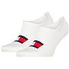 Tommy Hilfiger Footie, Calzini Unisex - Adulto, Bianco, 39-42