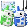 iKidiki Walkie Talkie Bambini Ricaricabili, Gioco Bambino 3 4 5 6 7 8 Anni Maschio Dinosauro Giocattolo Regalo Bimbo 3-8 Anni Giochi Bambini 3-8 Anni Giocattoli Giochi da Esterno per Bambini