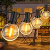 SUWIN Catena Luminosa Esterno, 36.5M LED Luci da Esterno Giardino, Catena Luci Impermeabile Lucine with 60+2 Filo Lampadine per Natale Terrazzo Matrimonio Partito Esterni Decorative Luminarie 120FT