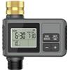 RIOGOO Timer per rubinetto da giardino esterno, timer per irrigatore programmabile con ritardo pioggia, irrigazione a goccia automatica e sistema di irrigazione del prato per cortile (1 Outlet)
