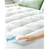 Niagara Sleep Solution Topper matrimoniale Cloud-Like Comfort - Protezione in viscosa di bambù ultra morbida, traspirante e rinfrescante - 160x190 cm, vestibilità profonda