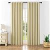 Joydeco Tende Oscuranti per Interni 2 Pezzi L 167 x A 228 CM, Tenda Termiche con Passanti Nascosti per Soggiorno Moderne Cameretta Bambini Camera da Letto Blackout Curtains, Beige Chiaro