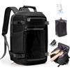 SZLX Zaino Ryanair 40x30x20 Sottovuoto con pompa Zaino da Viaggio Bagaglio a Mano Wizzair Donna Borse da Cabina Uomo per Laptop 14 Impermeabile,Nero,Ryanair/Wizz 40x30x20cm-Zaino Sottovuoto Con Pompa