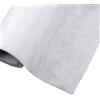 The Bead Shop Fliselina Termoadesiva per Tessuti Bianca - Pesante 60 g/m², 90 cm x 3 m - Teletta e Tela Adesiva per Tessuti - Interfodera Termoadesiva e Termoindurente per Borse, Sartoria e Ricamo