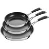 ZWILLING Core Set di padelle, 3-pz., 18/10 acciaio inossidabile, Rivestimento in ceramica