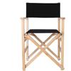 WELL HOME MOBILIARIO & DECORACIÓN Poltrona Dritta Pieghevole, Nero, 51x46x86