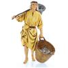 Moranduzzo Pescatore per Presepe da Cm 13 Scala 1:15 - Statuine Presepe Indistruttibili - Stile 700', Pittura Rifinita a Mano, Prodotto Ufficiale, Made in Italy, Scultore M. Landi