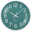 ACCSHINE Orologio da parete radiocontrollato, silenzioso, 30 cm, funzionamento a batteria al quarzo, facile da leggere, per stanze, casa, cucina, camera da letto, ufficio, scuola (Verde Mare)