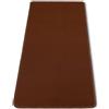 Casatessile Tappeto Cucina Antiscivolo corsia Larga 50 cm. DAMINA Color Lavabile, Tappeto Ingresso, Passatoia al Metro, Corsia corridoio - Marrone, 120 cm.