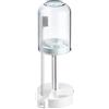 Generico Portaspazzolino con coperchio,Portaspazzolino coperto, Supporto porta spazzolino a 3 slot, Portaspazzolini, Gadget da bagno, Organizer da bagno per spazzolino elettrico, Dentifricio