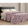 Riad Arredo Trapuntino Singolo Primaverile Estivo Morbida Microfibra 170x250 cm - Copriletto Trapuntato Leggero Delicato Traspirante Anallergico - Geometry Rosa