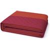 VKZ Trapuntino Matrimoniale Leggero, Piumino Estivo per Letto Matrimoniale, Trapunta Leggera Primaverile ed Estiva, Coperta Trapuntata,Bordeaux/rosso