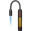 Firebird Accendino a gas jet Firebird Trailblaze collo flessibile lungo con rotazione a 360°, fiamma antivento, finestra livello carburante, ricaricabile ideale per candele caminetti barbecue(gas non incluso)